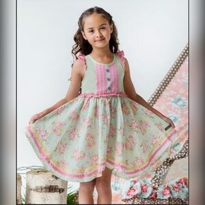 Matilda Jane Clothing | Mint Floral Heat Wave A-Line Dress‎